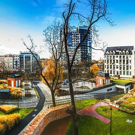 アパート Luksus W Samym Centrum ヴロツワフ